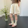 Shorts de Algodão Macio Brocado Nuvem Básico Unissex Que São Lisos e Não Amassam, Refrescantes e Respiráveis, Shorts Casuais de Cor Sólida