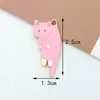 Acessórios de Joias Pequenos Estilo Chanel Transfronteiriços, Joias Artesanais DIY de Gatinho Fofo, Acessórios de Joias DIY Galvanizados de Desenho Animado em Estoque