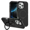 Precio de Fábrica para Hombre Estuche para Teléfono Móvil con Anillo Magnético de 360° de TPU+PC+PC Adecuado para Apple Iphone16Promax