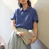 Camisa sin mangas de lino retro francesa Soligther para mujer Verano 2025 Nueva camiseta top de manga corta adelgazante