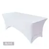 Toalhas de Mesa Elásticas para Comércio Exterior Transfronteiriço para Hotéis, Eventos, Exposições, Conferências e Banquetes; Toalhas de Mesa Retangulares com Cobertura Total e Elástico Esticável