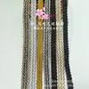 Adorno de Encaje Metálico Ondulado Estilo Étnico de Moda Inspirado en Chanel para Vestidos, Tocados, Zapatos, Sombreros, Accesorios de Ropa DIY
