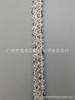En stock al por mayor hilo dorado y plateado tejido a crochet ola estilo Chanel cinta encaje abrigo sombrero zapatos bolsa accesorios de ropa