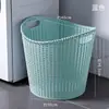 Cesto de roupa suja cesto de roupas brinquedos cesta de armazenamento doméstica plástico oco banheiro cesta de lavanderia cesta de armazenamento de roupa suja