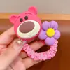 Laço de Cabelo Desenho Animado Intestino Delgado Lina Belle Corda de Cabelo Alta Elasticidade Estrela Fofa Orvalho Doce Headwear Infantil