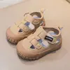 Sandálias de Verão Atacado para Bebês e Crianças Pequenas com Tiras de Velcro, Calçados de Praia com Solado Macio para Meninos e Meninas, Sandálias Vazadas com Solado Macio para Comércio Exterior