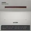 Luz de Pasillo de Espectro Completo, Luz de Techo Minimalista de Tira Larga con Textura de Madera Nórdica, Luz para Entrada Balcón, Luz LED