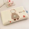 Almohada infantil de espuma viscoelástica de dibujos animados, adecuada para estudiantes de preescolar y adultos, para uso en casa, con soporte para el cuello, y diseñada para el verano con propiedades transpirables y refrescantes