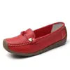 Sapatos femininos plus size transfronteiriços novos sapatos de feijão de sola macia sapatos baixos casuais femininos leves slip-on sapatos de mãe