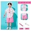 Día del Niño Rosa Disfraces de Porrista Guardería Falda Tutú Atuendos Lindos Foto de Graduación Conjunto de Uniforme de Clase