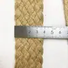 9cm 6cm 5CM de largura fita plana de juta corda plana de juta material de cinta de cinto de decoração de embalagem