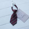 Corbata pequeña ultracorta casera para mujeres perezosas, estilo universitario lindo, marrón retro, marrón, negro
