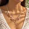 Bestseller transfronterizo Collar bohemio de conchas, joyería de cadena para clavícula multicapa estilo vacación de verano en la playa al por mayor