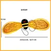 Disfraz de Rendimiento Infantil Abeja Accesorios Alas de Mariquita Set de Cuatro Piezas Vestido Tutú Lindo de Princesa