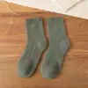 Meias Grossas Quentes de Inverno para Homens com Forro de Fleece, Meias de Maternidade de Cano Médio para Mulheres, Meias de Inverno de Terry para Chão para Mulheres
