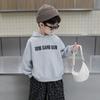Ropa para Niños Trajes para Niños 2026 Nuevo Elegante Conjunto de Primavera y Otoño para Bebé Niño Chaleco de Cuero Sudadera Conjunto de Tres Piezas
