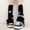 Calcetines apilados de otoño e invierno, tejidos, cálidos, de caña media, con personalidad de las Spice Girls, cubrepiernas, calcetines de estudiante de subcultura.