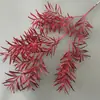 Arte Floral para Casamento Flor Vermelha Material de Fundo Decoração Ikebana Rosa Eucalipto Arranjo para Sala de Estar Interna