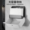 Proveedor de Suministros para Hoteles Venta Directa Plástico Caja Grande para Rollo de Papel Toalla de Mano Caja Impermeable Soporte para Pañuelos Instalación sin Perforaciones