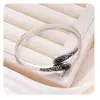 Pulsera Abierta Ajustable Vintage de Aleación de Zinc con Diseño de Nicho Europeo y Americano, No se Desvanece, Joyería de Moda para el Día a Día