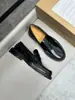 Nuevos Mocasines Patchwork de Cuero Genuino CL para Hombre, Zapatos de Cuero Slip-On de Malla Color-Block Modernos con Doble Hebilla, Zapatos para Hombre de Talla Grande para Ventas Transfronterizas