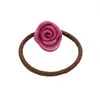 Joyería de Acetato Estilo Coreano Rosa Tridimensional Elástico para el Cabello de Acetato Cuerda para el Cabello Retro de Gama Alta Elástico Versátil Personalizado para Moño
