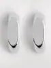 Brincos de Argola Dourados Novos de Outono Europeus e Americanos Tachas Irregulares Multifacetadas Versáteis para o Trabalho Moda Luxo Leve Pequenos em Forma de C