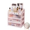 Caja de Almacenamiento de Cosméticos Escritorio de Alta Gama a Prueba de Polvo Gran Capacidad Hogar Caja de Cosméticos Tocador Estante de Almacenamiento para Cuidado de la Piel