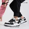Zapatillas Warrior Spring Nuevas de Suela Gruesa, Zapatos de Pareja, Zapatos Casuales Transpirables de Cuero Versátiles para Hombres y Mujeres, Zapatos de Entrenamiento Alemanes