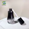 Nuevo Tubo de Brillo de Labios Negro Degradado con Forma Especial del Fabricante Tubo Vacío de Gama Alta como Tubo de Brillo de Labios Tubo de Pintalabios de 3 ml Material de Empaque Venta al por Mayor