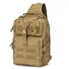 Bolsa de sela para exterior à prova d'água tecido Oxford camuflagem bolsa mensageiro para fotografia bolsa de ombro tática bolsa de peito extra grande