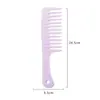 Peine y Peine para Champú de Dientes Gruesos para Barbería Personalizado Mango Suave Peine para el Cabello para Cabello Rizado Peine Plano de Dientes Anchos para Uso en Casa