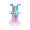 2024 vestido de lentejuelas de cola de pez de La Sirenita Ariel transfronterizo disfraz de actuación escénica para bebé niños SB05
