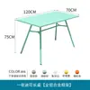 Mesa e cadeira de exterior celebridade da internet loja de chá com leite cafeteria combinação de mesa e cadeira de exterior móveis de lazer exterior exterior cadeira totalmente em alumínio