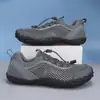Nuevos zapatos de agua transfronterizos para hombre y mujer, con diseños antideslizantes, resistentes al desgaste, transpirables y de suela blanda, adecuados para actividades de playa, vadear, deportes al aire libre y fitness