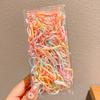 Color de primavera para niños dulce todo-fósforo banda elástica diadema tocado de niña pequeña goma elástica de alta elasticidad duradera no daña el cabello cuerda para el cabello