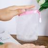 Saco de Rede Espumante com Fita Colorida para Sabonete Sabonete Artesanal Rede Espumante para Sabonete Facial Rede para Sabonete Pode Pendurar Saco de Rede com Espuma Atacado