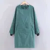 Estilo Nuevo Estilo Occidental Algodón Transpirable Delantal Cocina Hogar Chaleco Cintura Delgada Mujer Anti-Aceite Suciedad Ropa de Trabajo Cocina