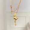 Collar Colgante de Caballo Chapado en Oro Estilo Antiguo con Diseño de Caballo del Zodiaco, Colgante de Moneda de Cobre, Joyería Chapada en Oro para Mujer