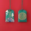 Amuletos Estilo Chinês Sachê de Bênção Produto Acabado Bolsa Interna Pingente Bordado de Oração Sachê Bolsa Protetora Fragrância de Ervas Atacado