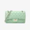 Bolso de mujer 2022 nueva moda estilo Chanel bolso rombos bolso con cadena al hombro bolso bandolera de mujer bolso clásico europeo y americano para mujer