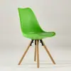 Silla Tulipan Industrial Imus Silla de Oficina Creativa Silla de Computadora Simple Tapizada Puleather Silla de Café Nórdica