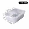 Recipiente Crisper de Acero Inoxidable Engrosado para el Hogar, Recipiente para Almuerzo Sellado de Grado Alimenticio con Tapa, Gran Capacidad, Portátil, Caja de Almacenamiento para Refrigerador