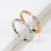 Anillo Minimalista de Nicho Abierto Tachonado con Diamantes para Mujer, Anillo Fino de Lujo Ligero Color Dorado con Fila de Diamantes, Anillo Versátil Ajustable