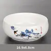Lavador de xícaras de chá Zisha conjunto de chá kung fu lavador de xícaras água de lavagem recipiente de água para teabowl lavador de pincel cinzeiro de borra de chá vaso de flores bonsai
