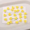 Macaron Acrílico Corazón Cuentas Sueltas DIY Hecho a Mano Casero Pulsera Pulsera Cadena de Teléfono Móvil Accesorios de Joyería