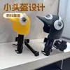 Suporte de Celular Pequeno para Capacete para Bicicletas Elétricas e Patinetes de Entrega, Suporte de Celular para Moto com Capacete para Navegação