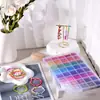 Caixa com 40 Compartimentos Conjunto de Miçangas de Vidro Coloridas Miçangas Misturadas Material para Pulseira Colar DIY Conjunto de Enfeites Acessórios