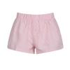 Estilo de Férias Europeu e Americano Shorts de Praia Simples Listrados Azuis Femininos Soltos Soltos Cintura Solta Esporte Casa Tecido Calças Casuais