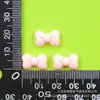 Mini lazo de purpurina accesorios de resina pegamento en crema DIY uñas funda de teléfono pasador para el pelo material de accesorios para el cabello parche lote